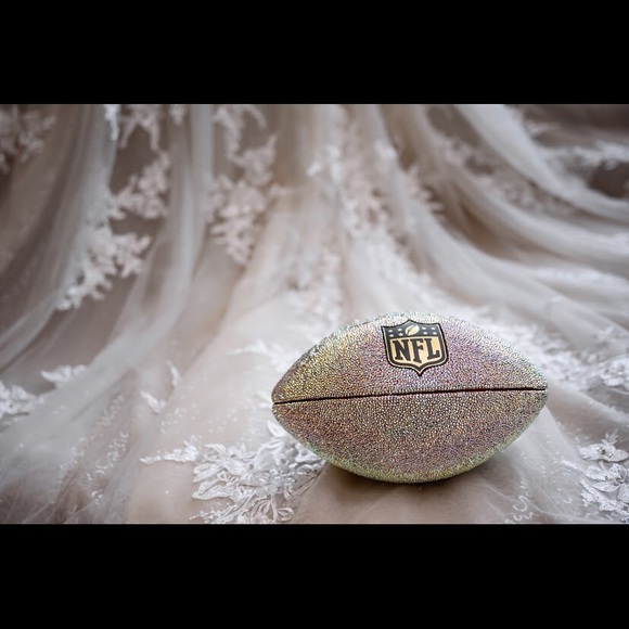 NFL Swarovski Crystal Football - Picture 3 of 7
